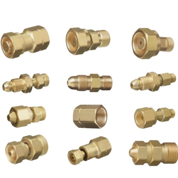Cylinder Valve Adapter G5/8 Male to CGA580 Male Converter for Gas Cylinders - Image 3