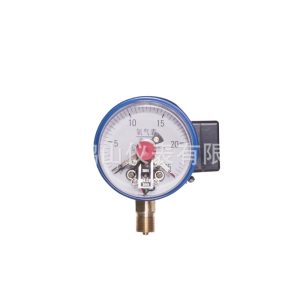 YOXC100 Oxygen Electric Contact Pressure Gauge (0-25 MPa, 380V) for HVAC Systems
