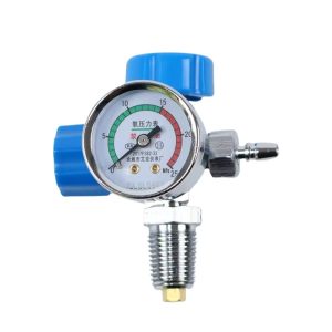 Medical Oxygen Cylinder Pressure Gauge Regulator for 4L Oxygen Tank - 0-25 MPa Measurement Range for Oxygen Inhalation Devices