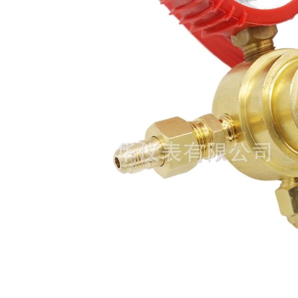 High Pressure Pure Copper Nitrogen Pressure Reducer Valve (6 MPa Pressure Gauge) for Refrigeration HVAC System Leak Testing - Изображение 2