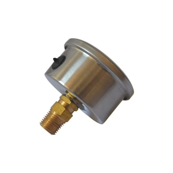 精艺仪表 YBN50Z 50mm Axial Stainless Steel Pressure Gauge 1.6 MPa (16 kg/cm²) Anti-Vibration Oil-Filled - Изображение 2