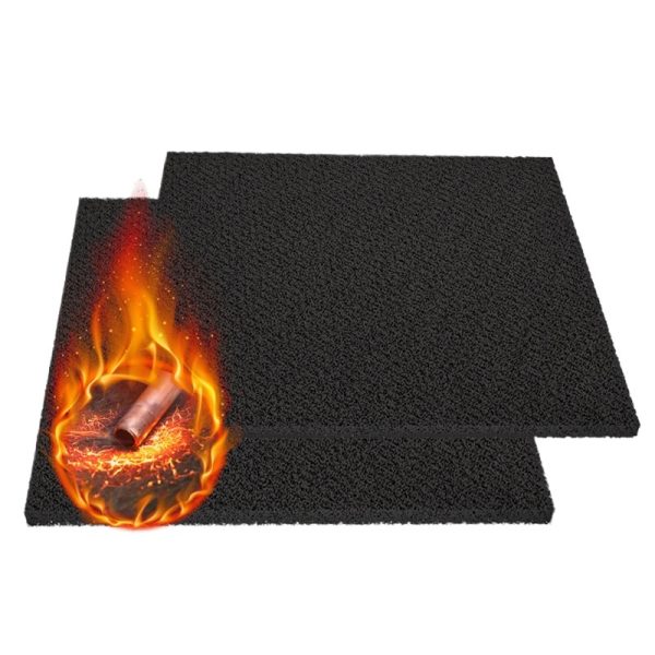 Fireproof Insulation Mat (10mm Thick) for Copper Pipe Welding - High Temperature Resistant, Flexible & Uniform Thickness for HVAC/Refrigeration