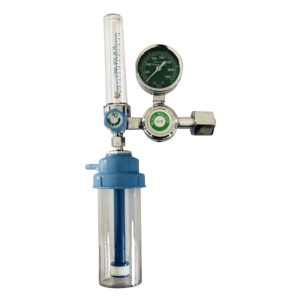 Medical Oxygen Regulator Flowmeter with Humidifier Bottle (0-10 L/min, YR-883) for Oxygen Cylinders
