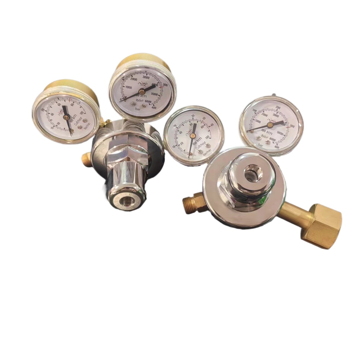 CO2 Argon Gas Pressure Reducer Regulator Gauge W24.32 Interface Pressure Adjusting Valve for CO2/AR Welding Machine - Image 3