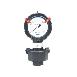 PP Diaphragm Pressure Gauge YP-60 (0-2KG/0-4KG, 60mm Diameter, 1/2" NPT) for HVAC Systems