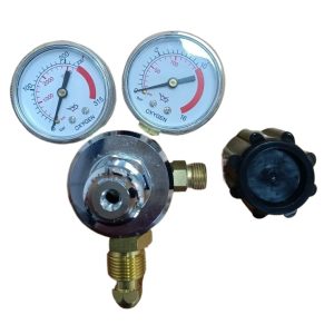 OR Model Oxygen Pressure Regulator with Dual Gauges for Industrial Cutting & Welding Applications