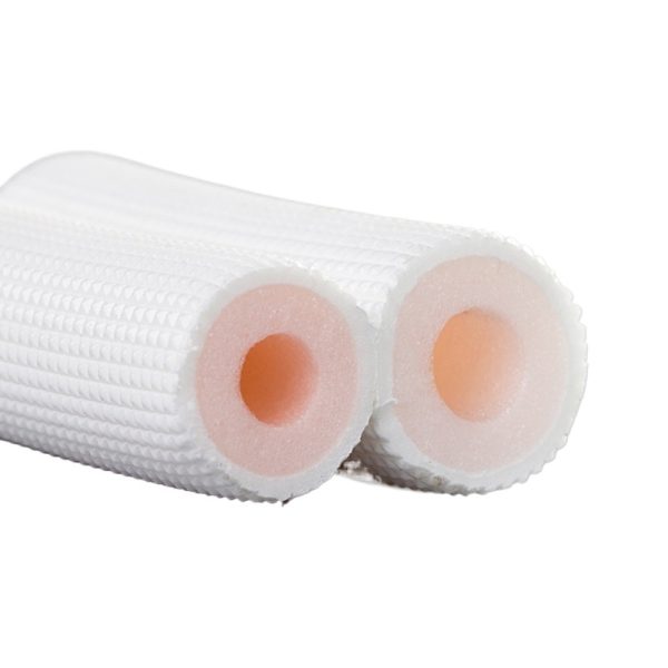 Double Layer Embossed Insulated Copper Pipe Tube Sleeve for HVAC Systems (1P-5P Universal) Heat & Sun Protection, Waterproof, Flame Retardant, Durable & Pressure Resistant - Imagem 2