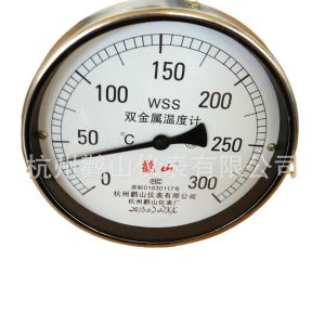 Bi-metallic Industrial Thermometer WSS501 (0-300°C, 150mm Dial) for HVAC Systems