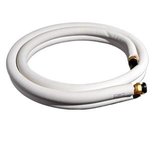 Embossed Copper HVAC Refrigerant Line Set (12.7mm x 0.6mm + 19.05mm x 0.8mm) for Air Conditioners, Compatible with Gree HVAC Systems