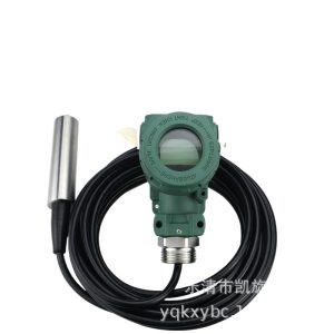 4-20mA Immersible Liquid Level Transmitter (1-15m Range) with Digital Display, Explosion-Proof Sensor for Water Tanks & Fire Pools