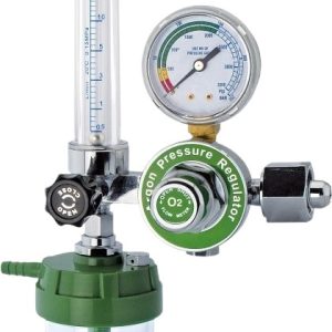 Oxygen Inhaler Pressure Regulator WX-YQ-02 with Flow Meter and O2 Pressure Gauge, 0.25 MPa Outlet, for Medical/Industrial Use