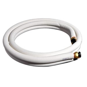 Durable Copper Refrigeration Tube Set (6.35mm + 9.52mm) for 1-HP Air Conditioner Indoor/Outdoor Units, Replaces Standard Copper Pipes