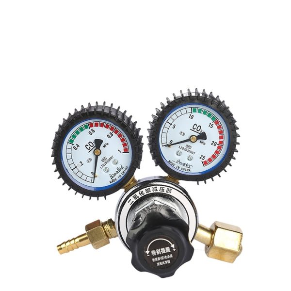Yuepai YQT-731L Non-Heating CO2 Pressure Regulator Gauge 0-25 MPa Gas Flow Reducer for Welding - Imagem 3