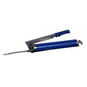 Tajimaw 600cc Heavy Duty Manual Lever Grease Gun (Blue) for HVAC Maintenance, Leak-Proof