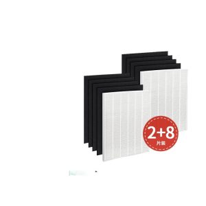 HEPA Filter with 8 Carbon Pre-Filters for Winix Air Purifier D360, 2+8 Pack