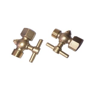 Brass Pressure Gauge Valve Two-Way Plug Valve High Pressure Plunger Valve with Thread (M20*1.5 External M22*1.5, M20*1.5 External M20*1.5, M20*1.5 External M14*1.5) for Industrial Instrument Systems