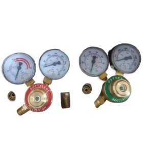 Welding Acetylene & Oxygen Regulator Dual Gauge Combo Kit for Cutting Torches