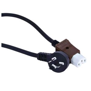 Universal 3-Prong Power Cord with Pure Copper Core (Heat Resistant, Flame Retardant, Customizable Length) for Rice Cookers, Monitors, and Computers