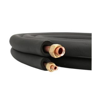 Durable Insulated Copper Air Conditioner Line Set (12.7*0.6/19.05*0.8) for HVAC Systems, Replaces Connection Tubes