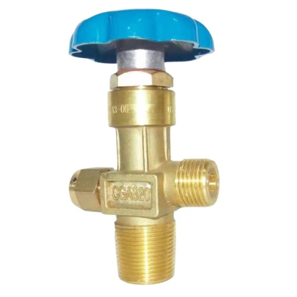 Industrial QF-8 Brass CO2 Cylinder Valve WP15 CGA320 for Gas Tanks - Imagem 2