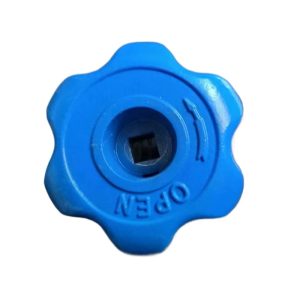 Cylinder Valve Handwheel Blue Plastic for Gas Cylinder Valve Stem