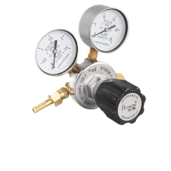Provov YQD-6 Nitrogen Pressure Reducer (2.5 MPa, 25 MPa) All-Copper Valve Body - Image 2