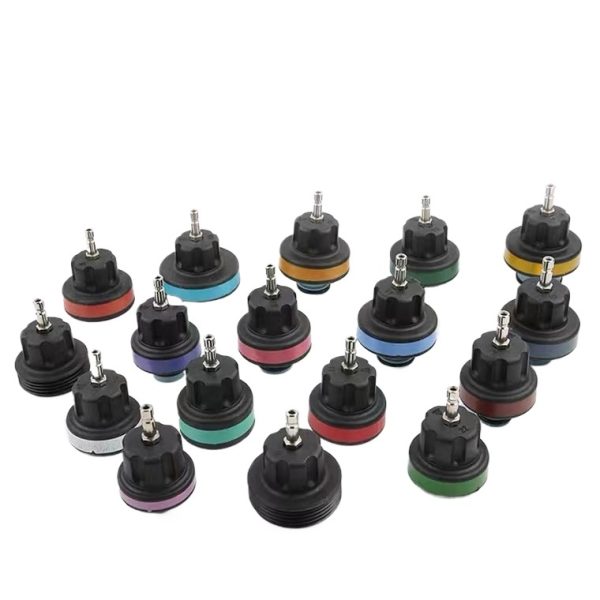 28-Piece Radiator Pressure Tester & Vacuum Coolant Refill Kit (Premium Nylon Material) for Universal Automotive Cooling System Leak Detection and Antifreeze Tool - 이미지 2