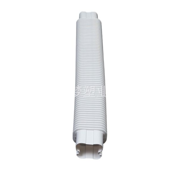 Flexible PVC Air Conditioner Duct Hose (75-160mm Diameter) for HVAC System Decoration & Waterproofing, HE LING Brand - Imej 3