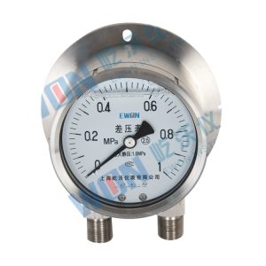EWON Differential Pressure Gauge 0-1 MPa (2.5 Accuracy) 1.6 MPa Max Static Pressure for HVAC Systems Replaces CYN-150H/CYN-100H