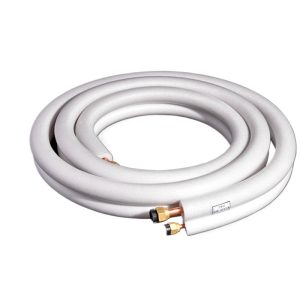 Universal Air Conditioner Copper Pipe Extension Tube (6.35*0.69 + 9.52*0.6, Insulated) for HVAC Systems, 1P General Purpose Replaces OEM