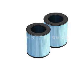 Replacement Air Purifier Filter (Blue Pleated) for AROEVE MK03 MG003H, Replaces MK03 MG003H