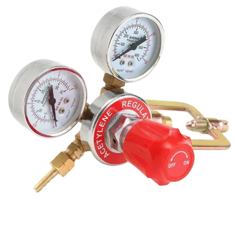 Acetylene Gas Regulator / Reducer with Dual Gauges (0-35 MPa, 0-600 PSI) for Welding Cutting - Image 3