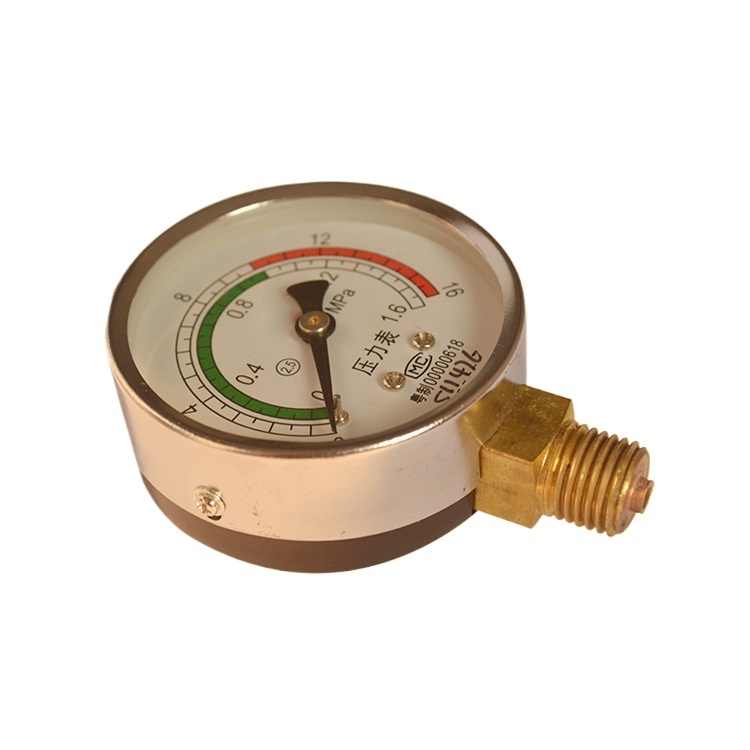 Radial Pressure Gauge Y60 for Air Compressor (0-1.6MPa), 60mm Dial, M14*1.5 Thread, Accuracy Class 2.5 - Image 2