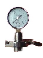 Stainless Steel Diaphragm Pressure Gauge (0.6 MPa, Clamp Type) for Hygienic Applications