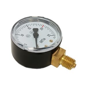 Oxygen Acetylene Propane CO2 Argon Pressure Gauge (0-2.5 Mpa / 0-25 Mpa Dual Scale) for Reducer Regulators, Compatible with Russia and Ukraine Gas Systems