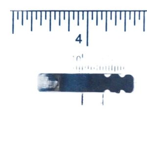 Automotive Lock Mechanism Flat Hook Spring 1075# (Total Length 32.8mm) for Automotive Instruments and Locks