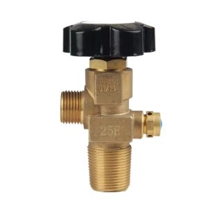 CO2 Cylinder Valve Oxygen Valve Steel Cylinder Valve QF-2G125E 25EA QF-7D2, Compatible with CO2/Oxygen/Gas Cylinders (QF-7B)