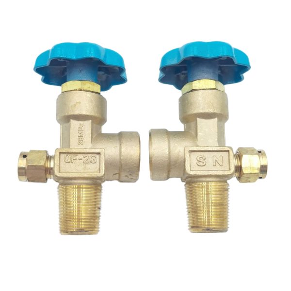 Brass Cylinder Valve QF-7B (CGA540/CGA320) for Oxygen Gas Systems Replaces QF-6A - 이미지 2