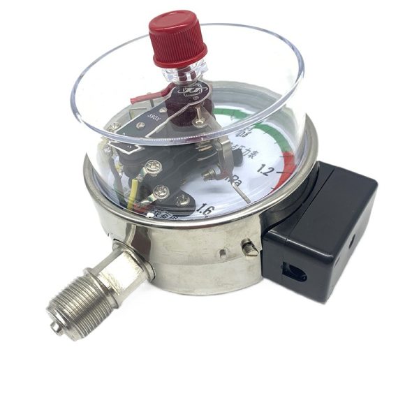 YNXC-150B Stainless Steel Electric Contact Pressure Gauge (0-1.6MPa) for Water, Oil, Gas, Liquid Pressure Measuring - Изображение 3