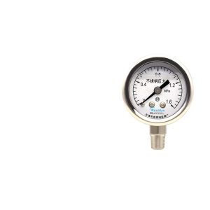 YNBF40 Stainless Steel Pressure Gauge PT1/8, High Precision for Water Pressure Washer, Air Tool Systems, Replaces Breidys Gauge