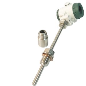 Integrated PT100 Temperature Transmitter Assembly with Field LCD Display (0.5% Accuracy, 4-20mA Output, 24V Power) for Industrial HVAC Systems