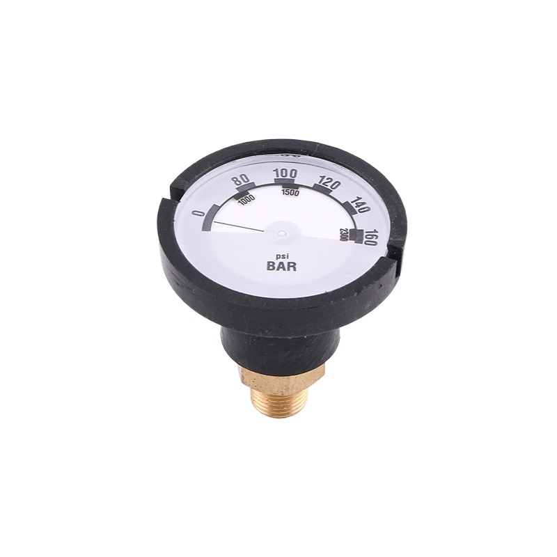 Axial Plastic Housing Pressure Gauge JTV38 (40mm, 0-160 BAR/PSI, ±2.5% Accuracy) for HVAC Systems - Image 3