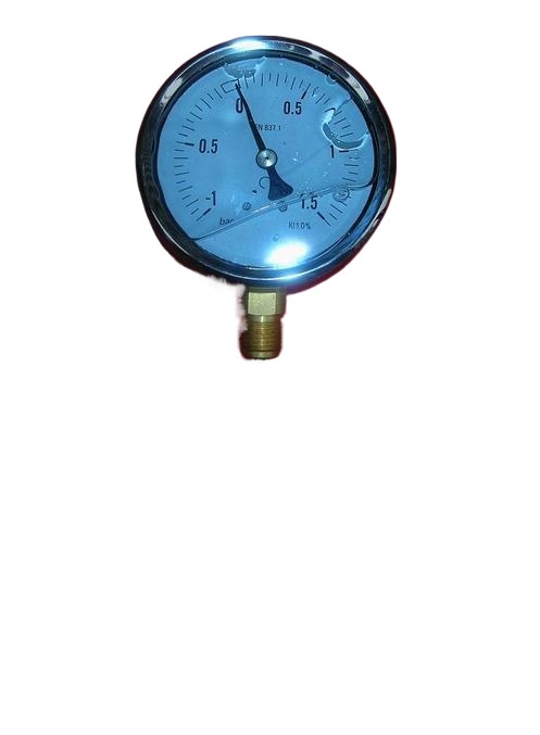 Durable Stainless Steel Pressure Gauge (0-1.5 bar, EN 837.1) for Industrial HVAC Systems - Image 2
