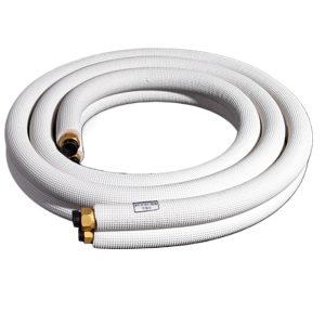 Universal Pure Copper Air Conditioner Extension Pipe (6.35*0.6+12.7*0.6) 3-Meter Long, Compatible with 2-P Wall-Mounted/Casement HVAC Systems