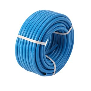YONGNAI High-Pressure Rubber Hose - Smooth Surface Two-Rubber-One-Line Design for Industrial & Home Use, Blue
