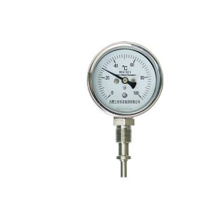 Bimetal Thermometer WSS-311 Industrial Temperature Gauge with 304 Stainless Steel Probe for HVAC Systems