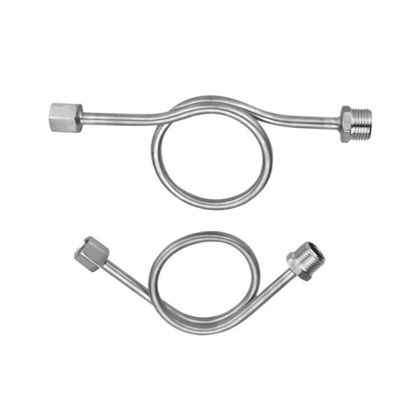 Stainless Steel Pressure Gauge Buffer Tube M14*1.5 M20*1.5 Cooling Bend for HVAC Gauges - Image 3