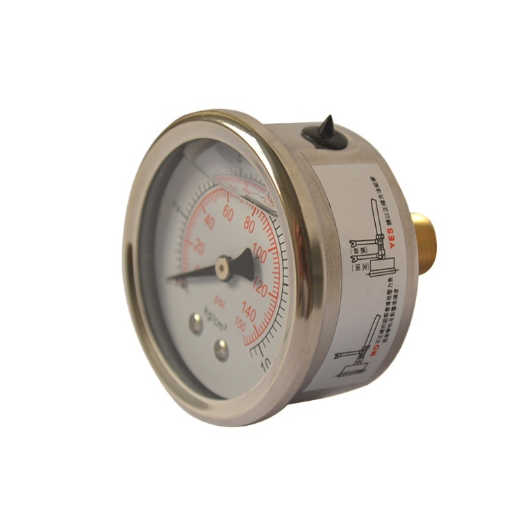 YN50Z Pressure Gauge (0-150 psi / 0-10 kg/cm²) for HVAC Systems, 50mm Dial, Replaces YBN50Z-10KG - Image 2