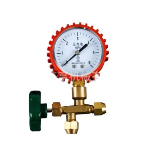 486 Single Gauge Manifold for HVAC Refrigeration Charging and Maintenance, 0-6 MPa Pressure Gauge