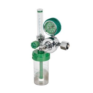 Medical Oxygen Regulator Flowmeter with Humidifier for Oxygen Inhaler Use, 0-25 MPa, 1-15 L/min